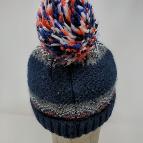 The Children's Place Baby Beanie Hat Knit Blue S 12-24 Months Fair Isle #Boss - Picture 8 of 13